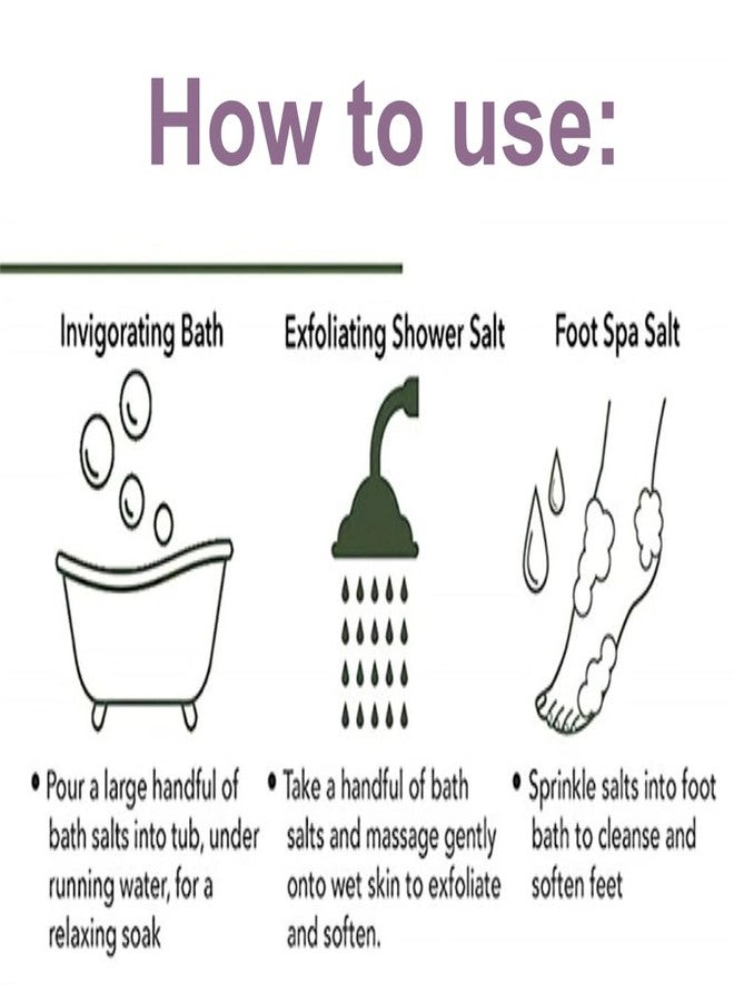 Pink Square Detoxifying Lavender Bath Salt for Men & Women, | Helps Relieve Body Pain & Stress | Aura Cleansing Bath Salt | Relaxation & Removes Negative Energy | Ideal for Home Spa & Self-Care | Pack of 1_200 g - Image 5