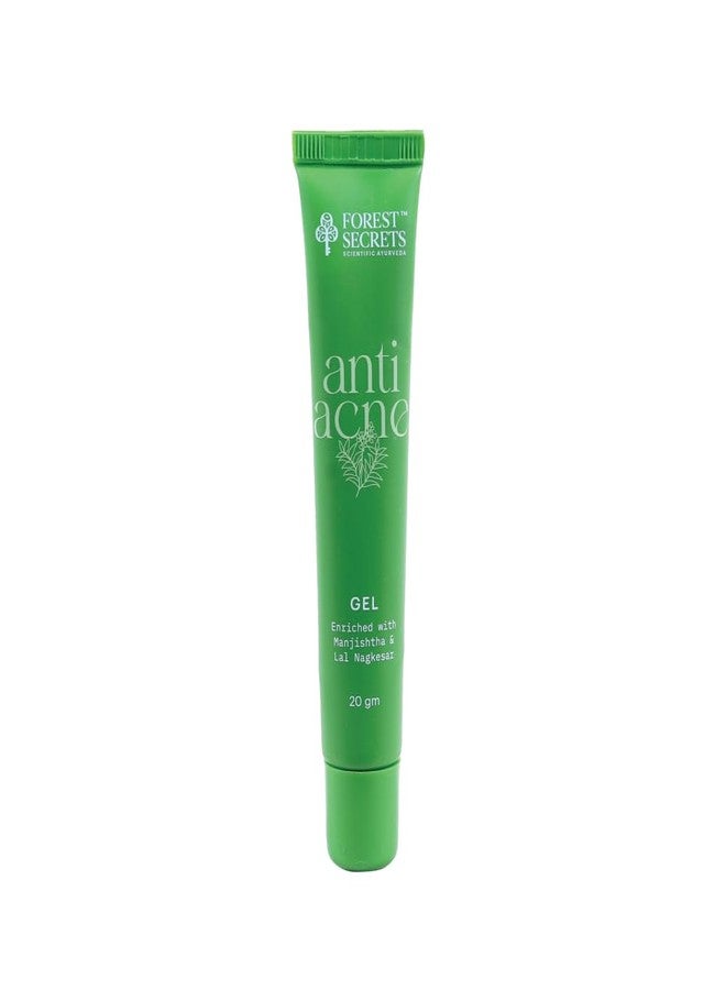 FOREST SECRETS Anti-Acne Gel | Manjishtha & Lal Nagkesar | For Blemish Free & Clear Skin Controls Acne - 20Gm (Pack of 2) - Image 1