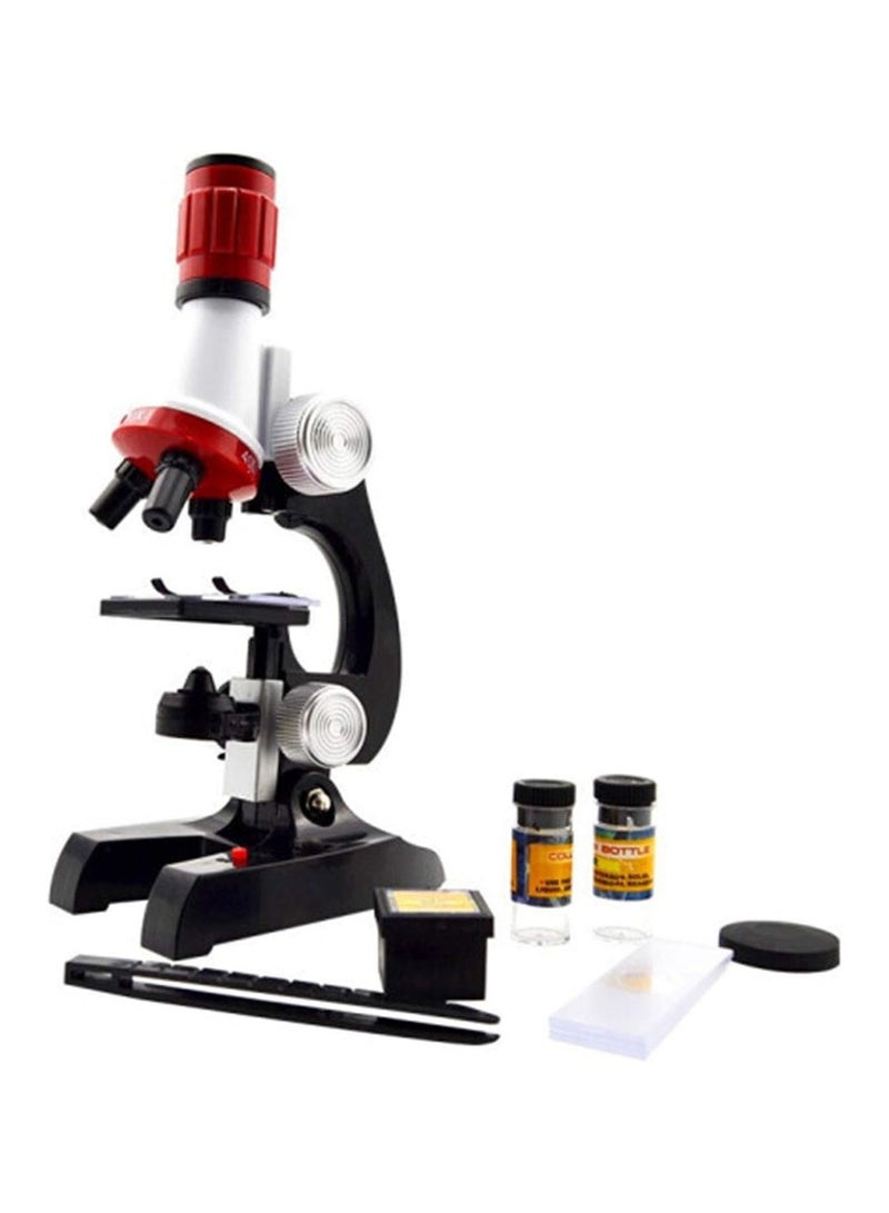 Middle Kids Microscope Kids Beginner Microscope Adjustable Focus Microscope 100x-1200x Biological monocular, ABS Plastic, Battery Powered (Batteries not... - Image 1