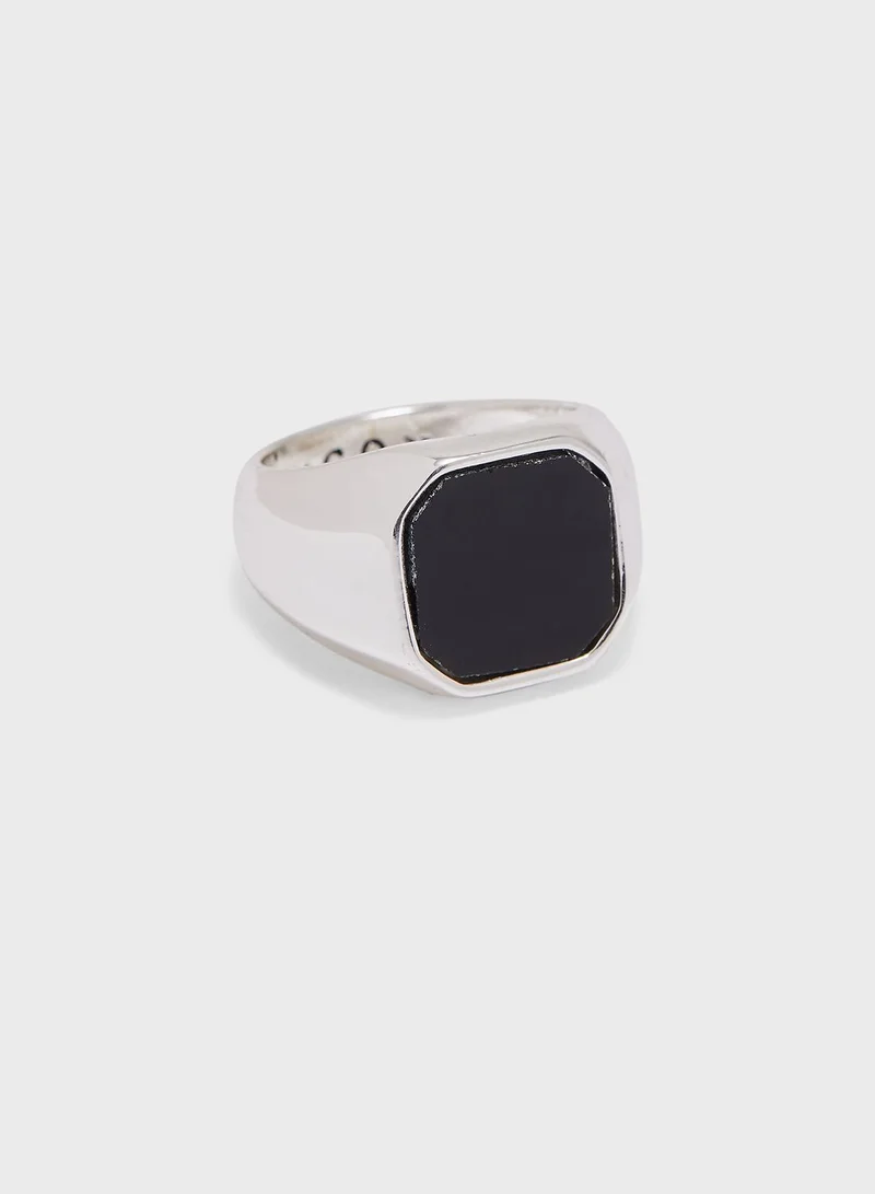 Icon Brand Stealth Signet Ring