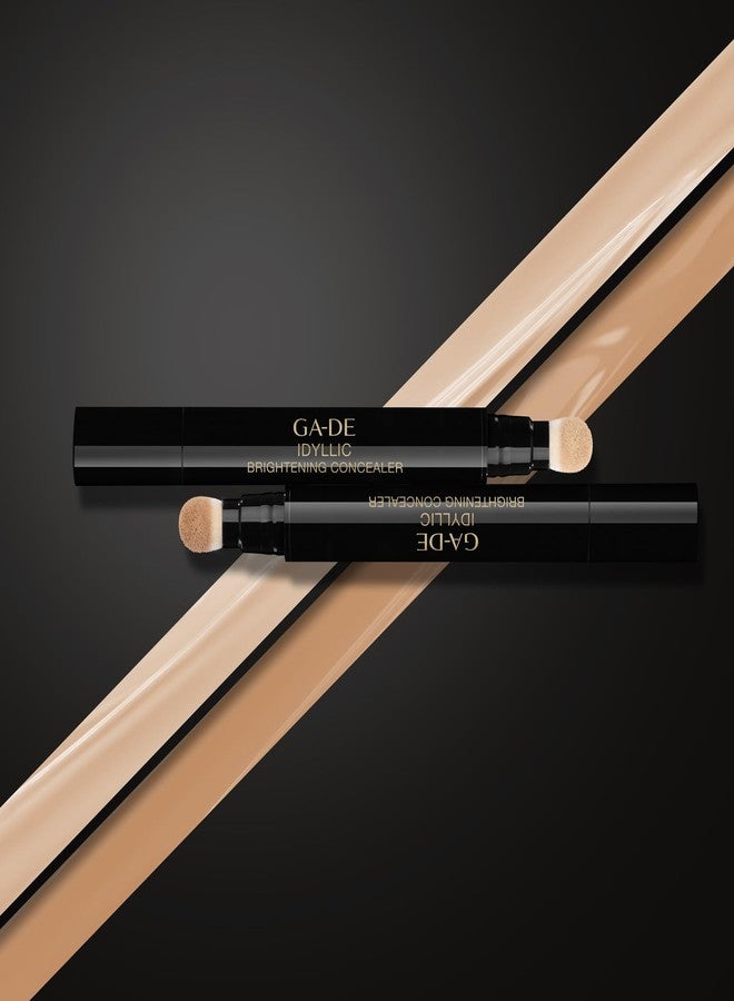 جي أيه-دي إي خافي عيوب البشرة GA-DE Idyllic Brightening Concealer، 36 - خافي عيوب للهالات السوداء - يخفي علامات التعب، ويقلل الانتفاخ - سهل الدمج - 0.11 أونصة - Image 2