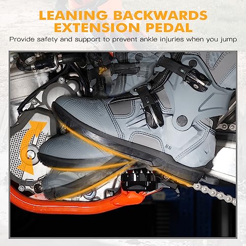 NICECNC Motorcycle Footrests Foot Pegs Compatible with KTM 125-500 XC SX XCF SXF 2023-24 125-500 EXC EXCF XCW 2024,Compatible with Husqvarna 125-450 FC FX TX TC 2023-24 125-501 TE FE 2024,See fitment - Image 4