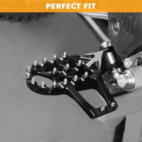NICECNC Motorcycle Footrests Foot Pegs Compatible with KTM 125-500 XC SX XCF SXF 2023-24 125-500 EXC EXCF XCW 2024,Compatible with Husqvarna 125-450 FC FX TX TC 2023-24 125-501 TE FE 2024,See fitment - Image 2