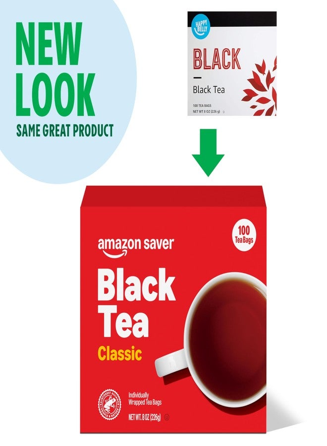 Amazon Saver, Classic Black Tea, 8 Oz, 100 Ct - Image 2