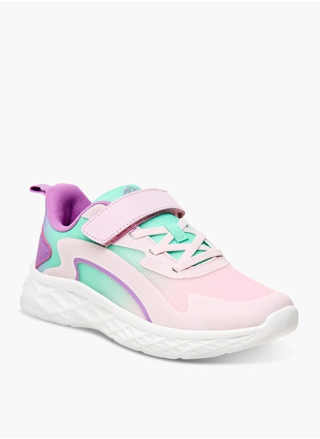 Oaklan by Shoexpress Girls Colourblock Shoes with Hook and Loop Closure  - Image 1