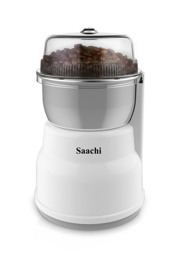 Saachi Coffee Grinder With Multi-Function Grinder 350 W NL-CG-4972-WH White - Image 1