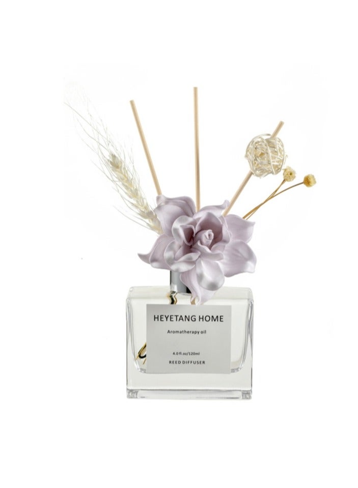 مجموعة معطرات الجو بعطر اللافندر 120 مل مع أعواد معطرة للمنزل، معطر جو برائحة الزهور، مناسب للمنزل والمكتب والحمام - Image 1