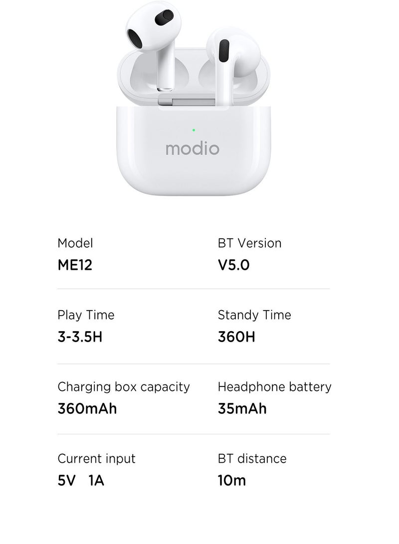 Modio ME12 Wireless Bluetooth Headset - Image 5