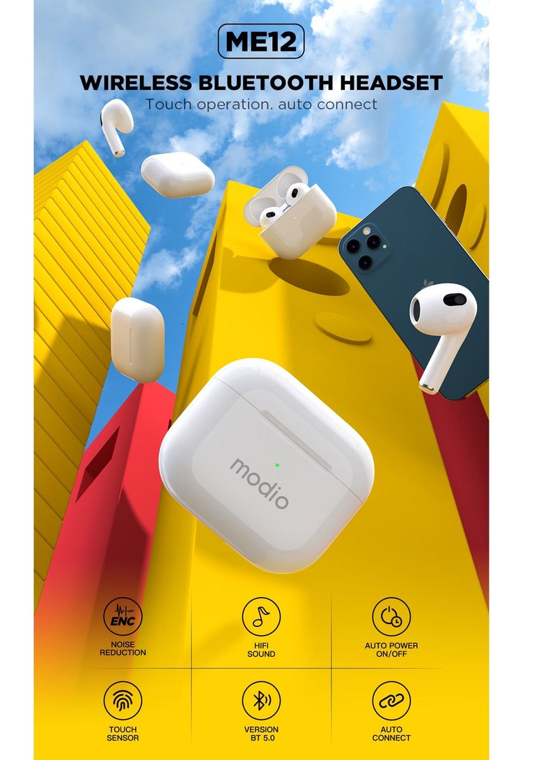 Modio ME12 Wireless Bluetooth Headset - Image 4