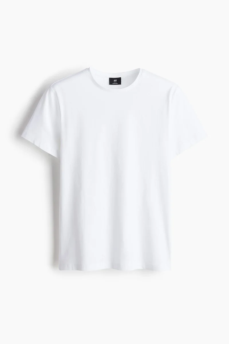H&M  Round-neck T-shirt Slim fit for Men | Best Price UAE