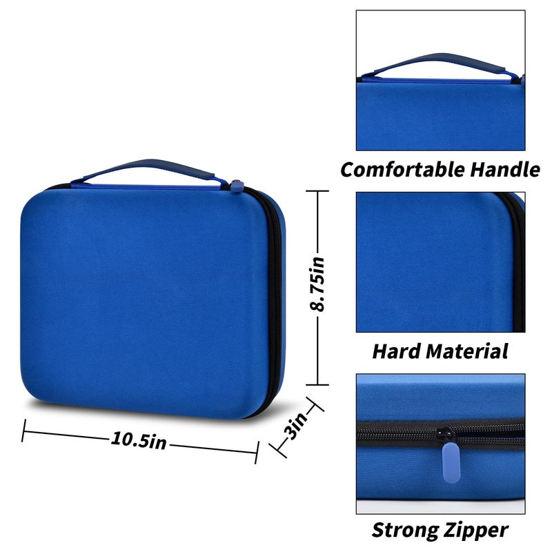 PAIYULE 96 Pieces 46mm Coin Capsules, with Foam Gasket and Plastic Storage Organizer Box, 6 Sizes (20/25/27/30/38/46mm) Coins Collector Case Holder for Coin Collection Supplies (Blue) - Image 4