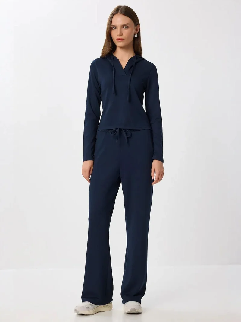 Lovely Istanbul ISTANBUL Hooded Long Sleeve Fitted Two-Piece Coord Set