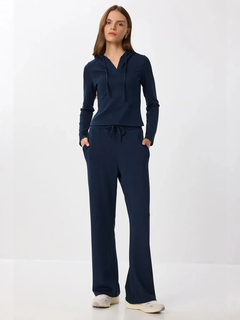 Lovely Istanbul ISTANBUL Hooded Long Sleeve Fitted Two-Piece Coord Set