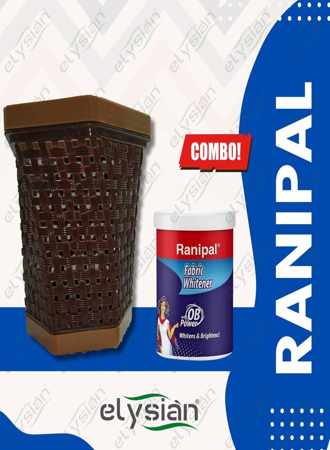 Elysian Ranipal Fabric Whitener/Cloth Whitener for Your White and Colored Clothes | Ranipal Fabric Whitener Powder Detergent, (80Gm) 3Pcs - Image 2