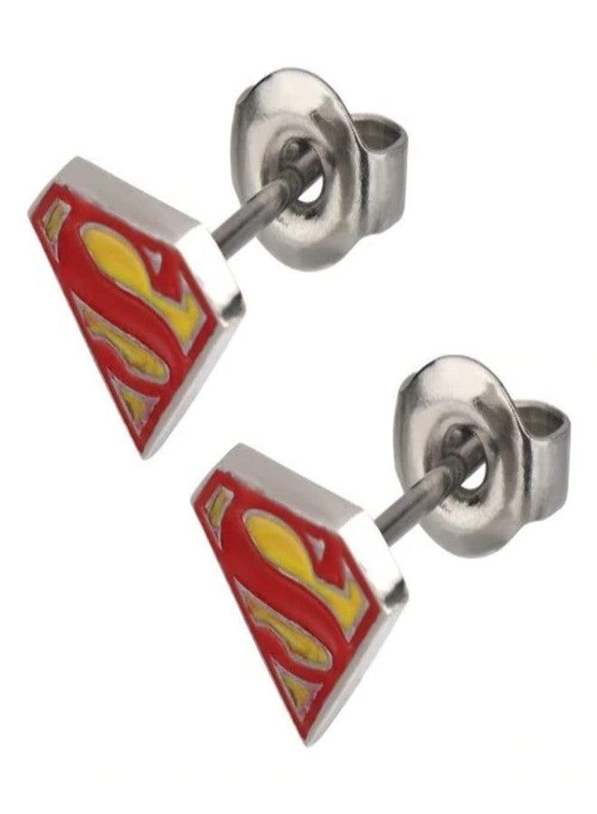 SUPERMAN DC Comics Superman Logo Earrings - Image 2