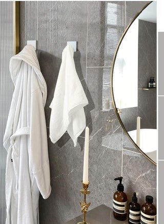 Adhesive Hooks Heavy Duty Wall Hooks Towel Hooks Stainless Steel Adhesive Coat Hooks Self Adhesive Holders for Bathroom Door Hanging Clothes Robes Bags - view 3