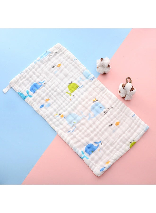 Muslin Baby Burp Clothes 6 Pack Premium Cotton Burping Rags for Newborn Ultra Soft and Absorbent Unisex Spit Up Rags for Boys and Girls هدية تسجيل الطفل المثالية 50X25cm - Image 5