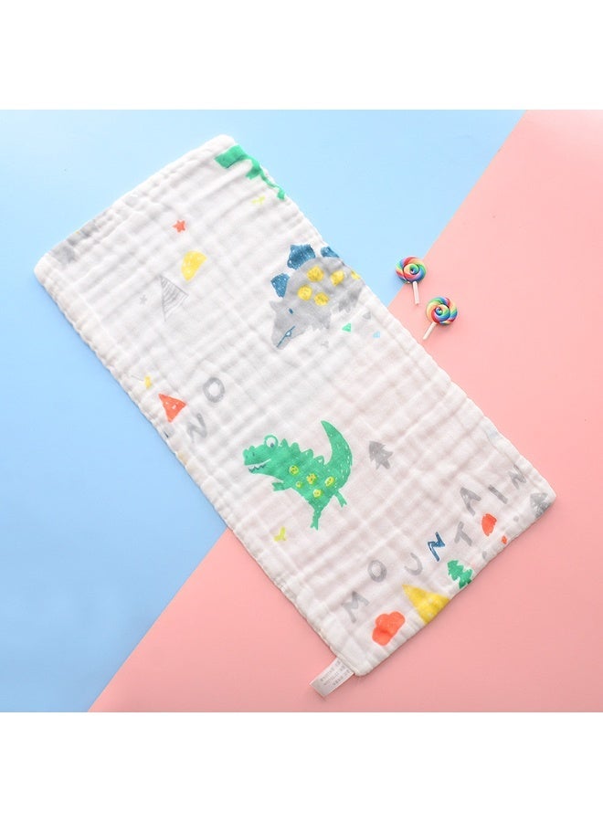 Muslin Baby Burp Clothes 6 Pack Premium Cotton Burping Rags for Newborn Ultra Soft and Absorbent Unisex Spit Up Rags for Boys and Girls هدية تسجيل الطفل المثالية 50X25cm - Image 3