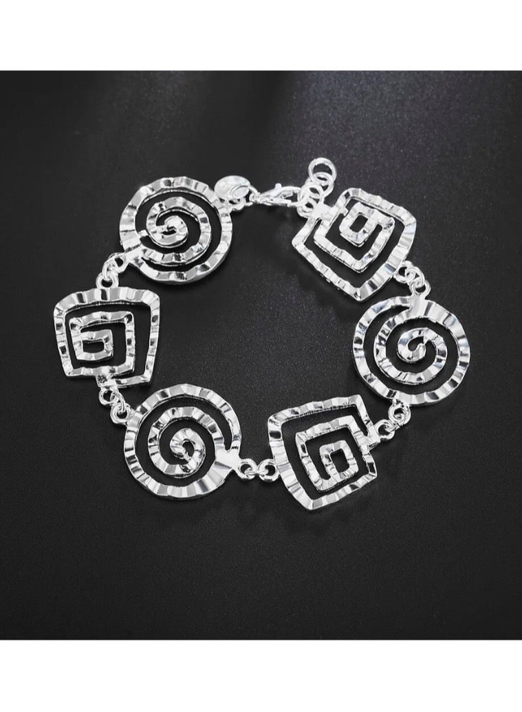 نونز أب اسوارة نسائية مطلية بالفضة الخالصة 925 - Image 3