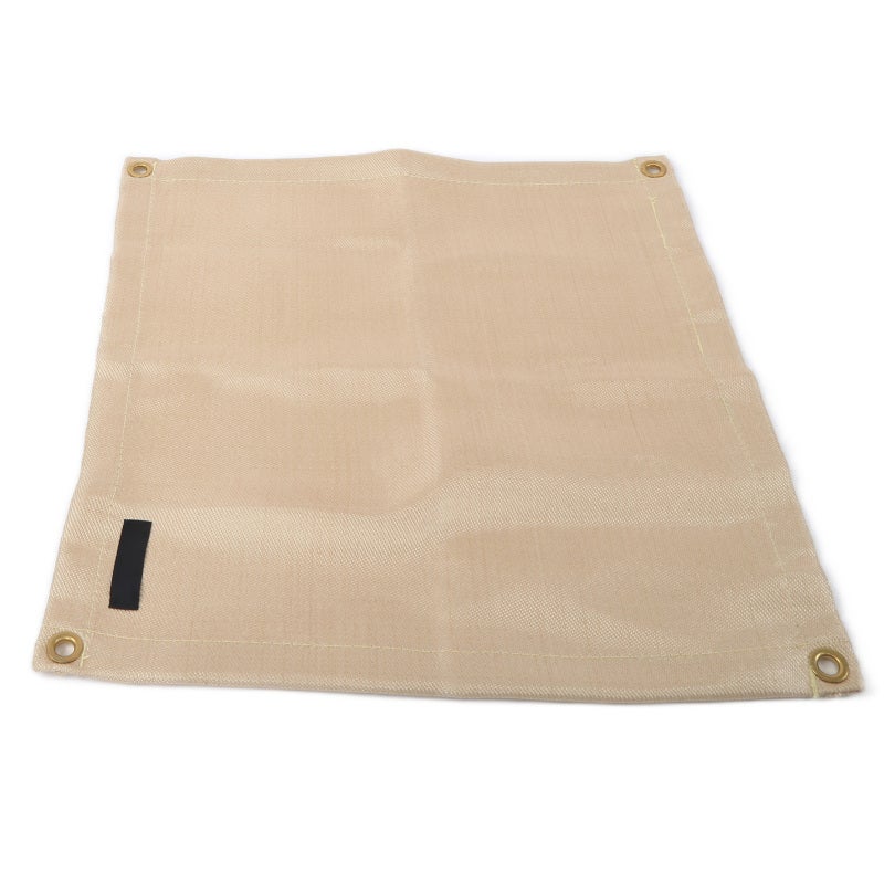 Fire Pit Mat: Size M Fiberglass Material - Fire Retardant Puncture Resistant High Temperature Resistant Mat for Outdoor Camping Picnic Barbecue Cooking - Image 5