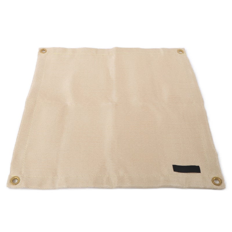 Fire Pit Mat: Size M Fiberglass Material - Fire Retardant Puncture Resistant High Temperature Resistant Mat for Outdoor Camping Picnic Barbecue Cooking - Image 2