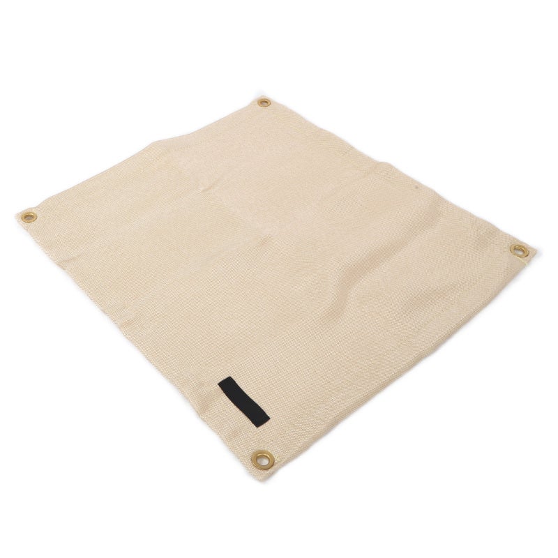 Fire Pit Mat: Size M Fiberglass Material - Fire Retardant Puncture Resistant High Temperature Resistant Mat for Outdoor Camping Picnic Barbecue Cooking - Image 3