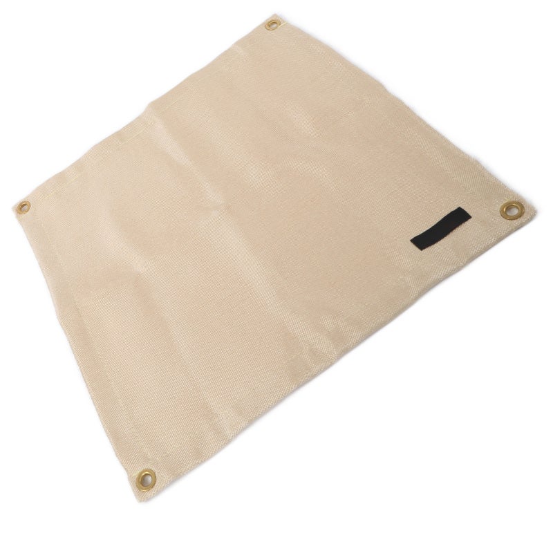 Fire Pit Mat: Size M Fiberglass Material - Fire Retardant Puncture Resistant High Temperature Resistant Mat for Outdoor Camping Picnic Barbecue Cooking - Image 4
