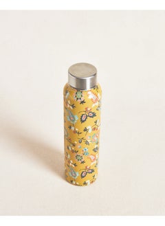 Chumbak Pixel Paisley Steel Bottle - Yellow, 900ml  - Image 2