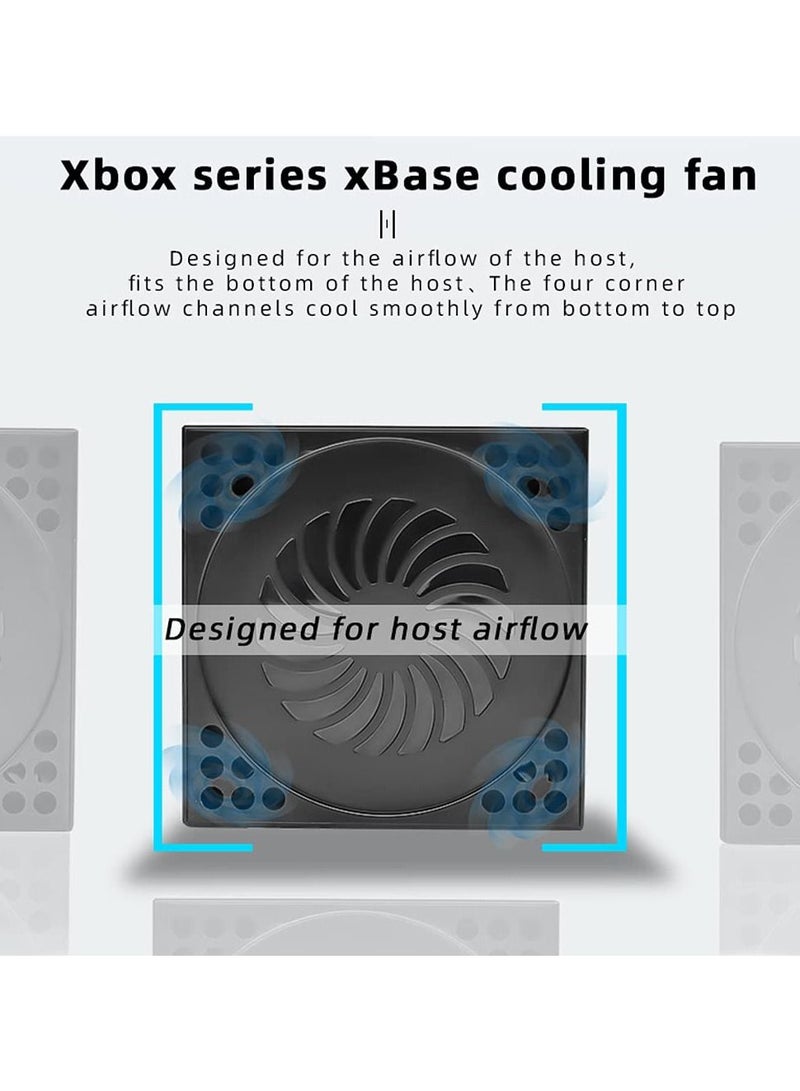 KASTWAVE Cooling Fan for Xbox Series X with 4 Fan and 3 USB Port Xbox Series X External Cooler Turbo Temperature Control Fan Console Standing Mount Cooling System - Image 4