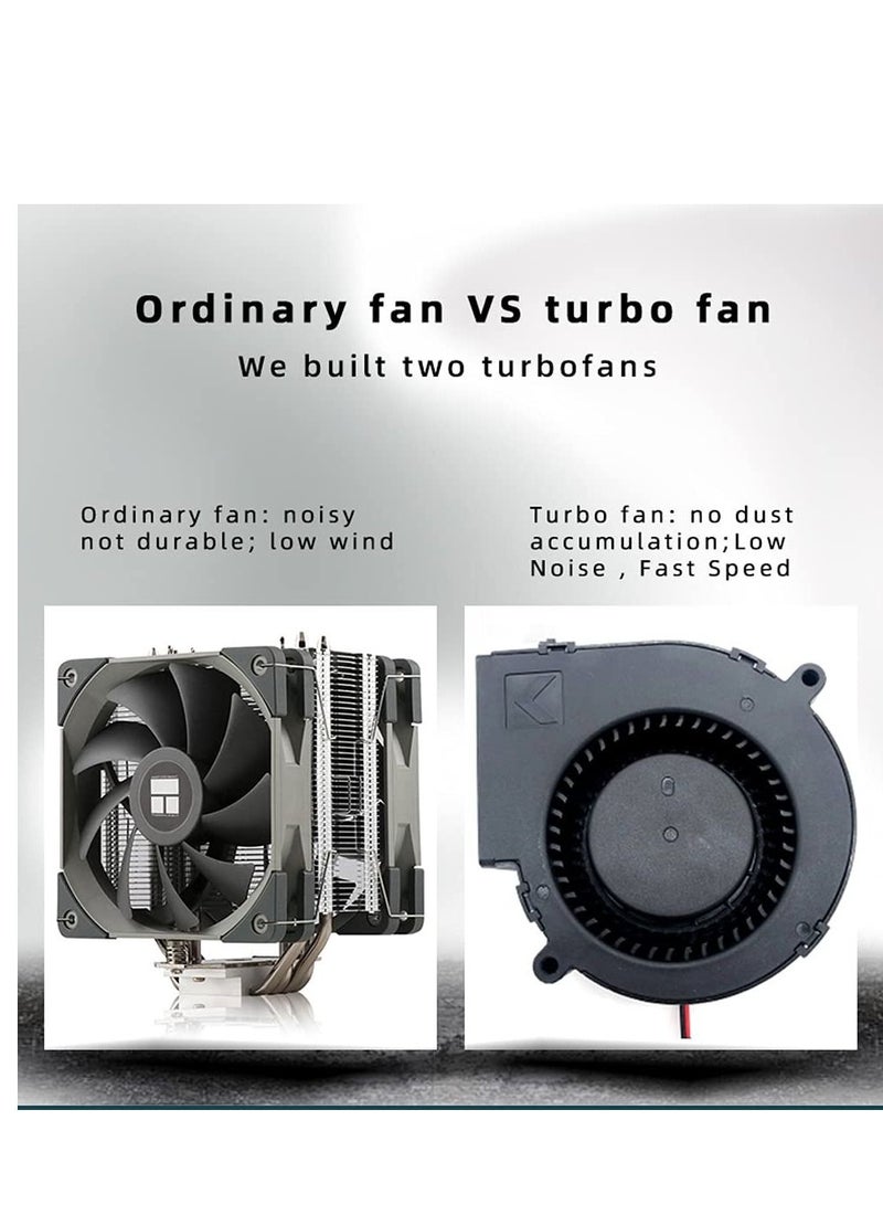 KASTWAVE Cooling Fan for Xbox Series X with 4 Fan and 3 USB Port Xbox Series X External Cooler Turbo Temperature Control Fan Console Standing Mount Cooling System - Image 5