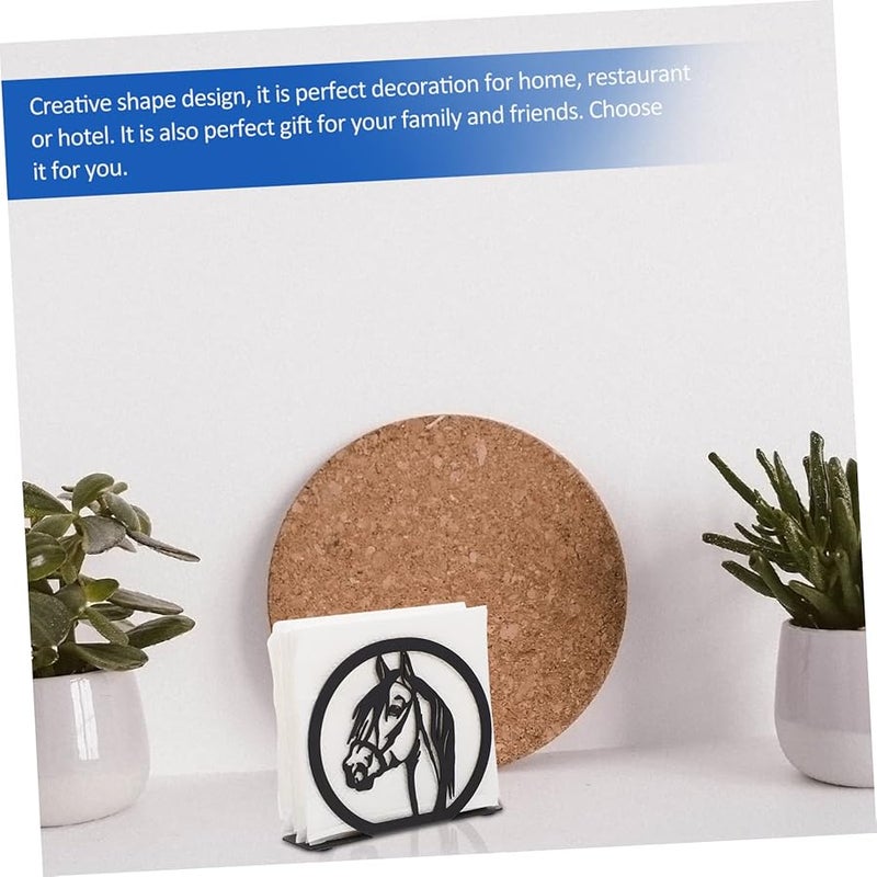 Creative Napkin Holder Stylish Desktop Tissue Stand For Kitchen And Dining Table Home Decor - Image 4