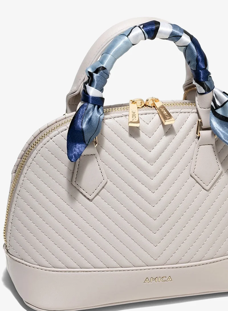 Amica AM1268C AMICA Junes Crossbody Bag - Stone for Women | Best Price UAE