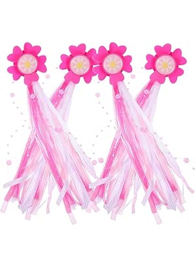 4Pcs Colorful Bike Handlebar Streamers Tassels Easy Install Accessories For Kids - Image 1