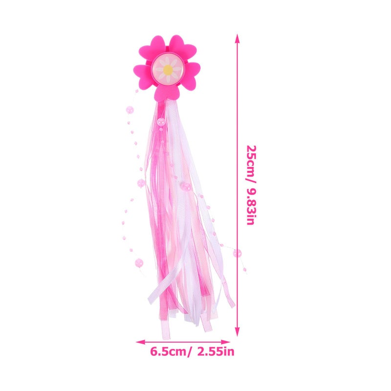 4Pcs Colorful Bike Handlebar Streamers Tassels Easy Install Accessories For Kids - Image 3
