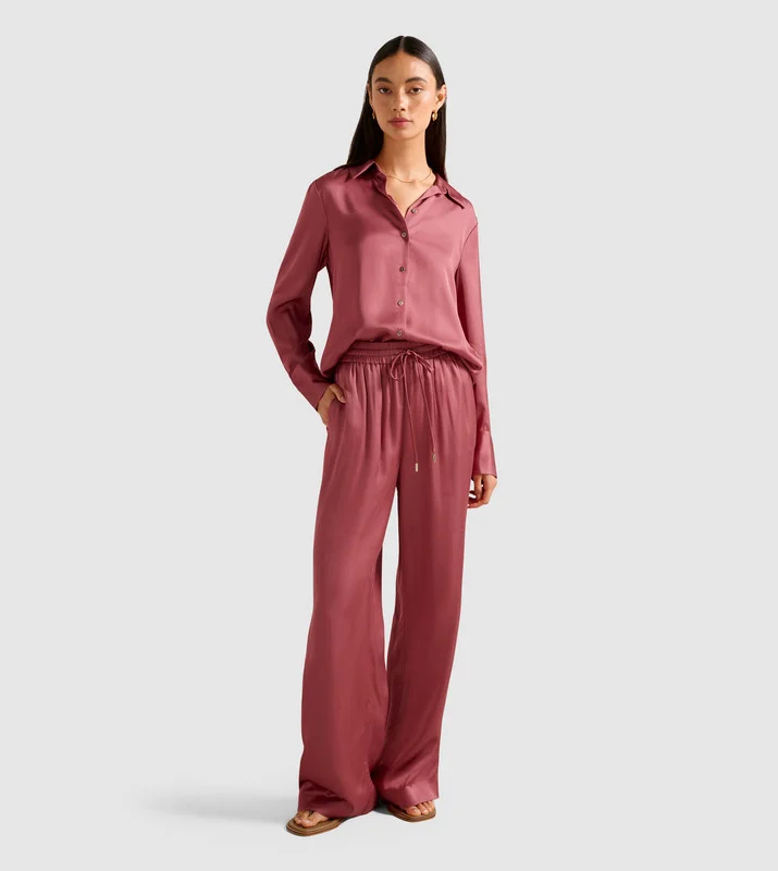 فورايفر نيو Jenna Drawstring Wide Leg Pant
