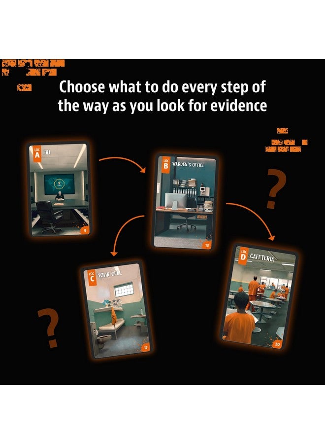 Thames & Kosmos ثيمز وكوسموس سادة الجريمة: متخفي | لعبة لغز جريمة قتل | هروب من السجن | لعبة تعاونية | 1+ لاعب | أعمار 16 وما فوق - Image 3