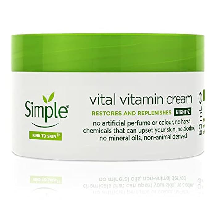 Simple Kind to Skin Vital Vitamin Night Cream (50ml) - Image 2