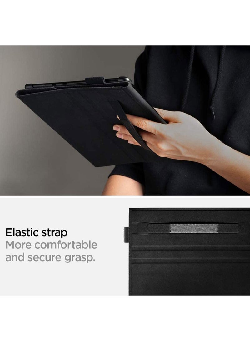 Spigen Stand Folio for Microsoft Surface Pro X Case Cover with Pen Holder (2021/2020/2019) - Black - Image 5
