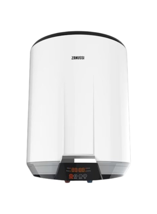 ZANUSSI Water Heater 30L White Electric with Digital Display Termo Smart