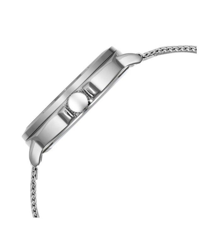 fastrack Vyb Pioneer Fastrack By Titan Quartz Analog Silver Dial & Metal Strap Watch For Men fv30014sm01w - Image 4