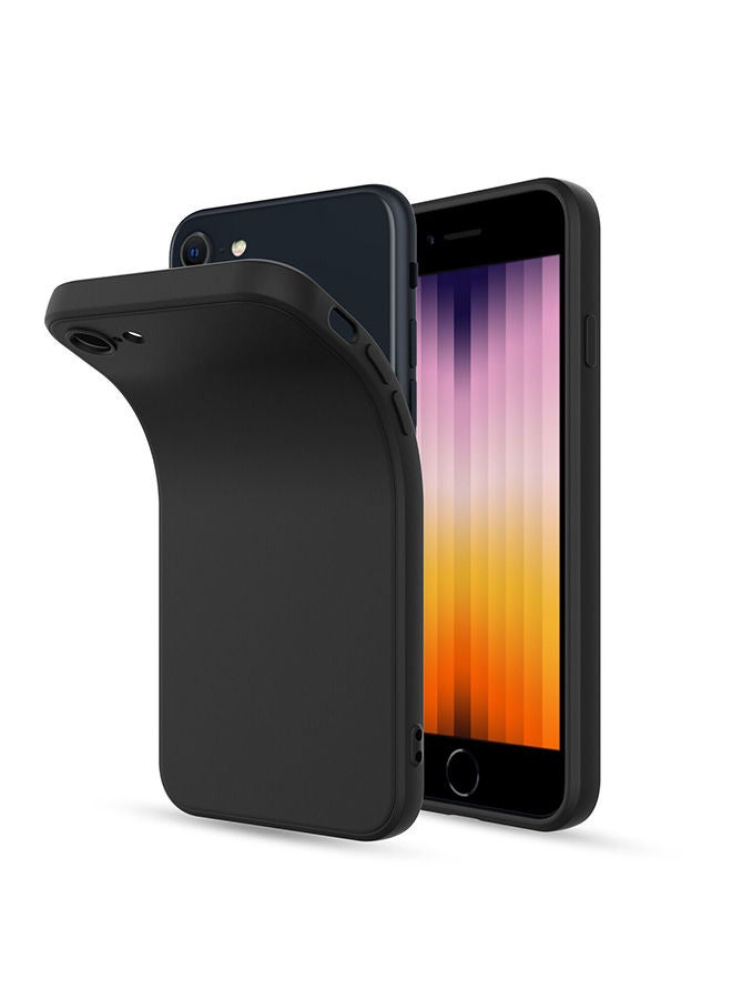 نيبمينينت غطاء حماية واقٍ لهاتف أبل آيفون SE إصدار 2020 أسود - Image 2