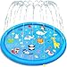 Yeeeasy NonSlip Splash Pads for Toddlers 13 Thickened 69Inch Sprinkler Pool Fun Outdoor Water Play Mat for Kids Children and Dogs Safe Summer Backyard Fountain Toy Blue - Image 3