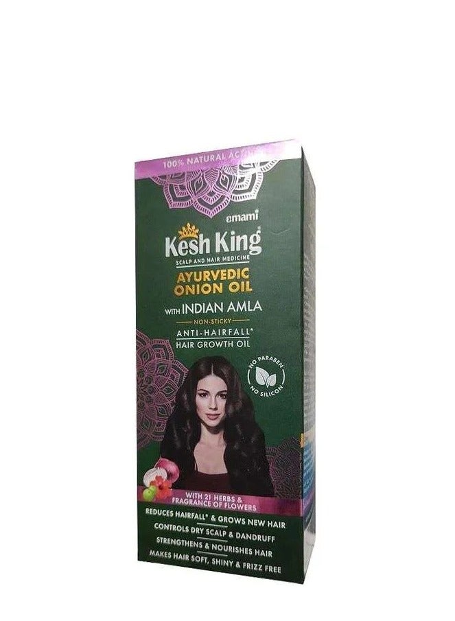 Kesh King Ayurvedic Onion Oil Scalp and Hair Medicinal Growth Oil 100ml - Image 2