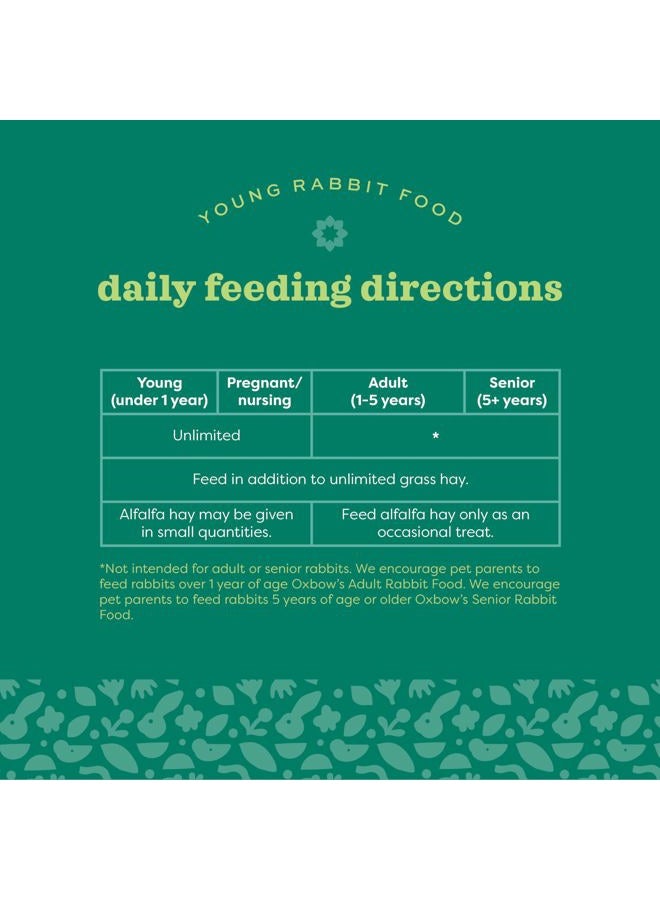 Oxbow أساسيات أوكسبو - طعام الأرانب الصغيرة - البرسيم - Image 5