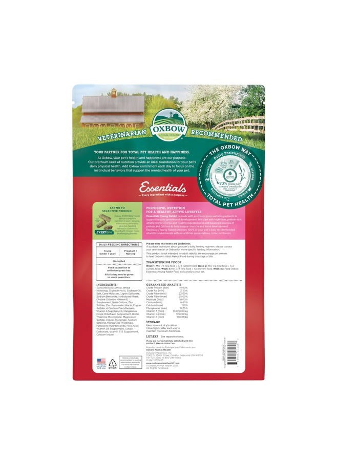 Oxbow أساسيات أوكسبو - طعام الأرانب الصغيرة - البرسيم - Image 2