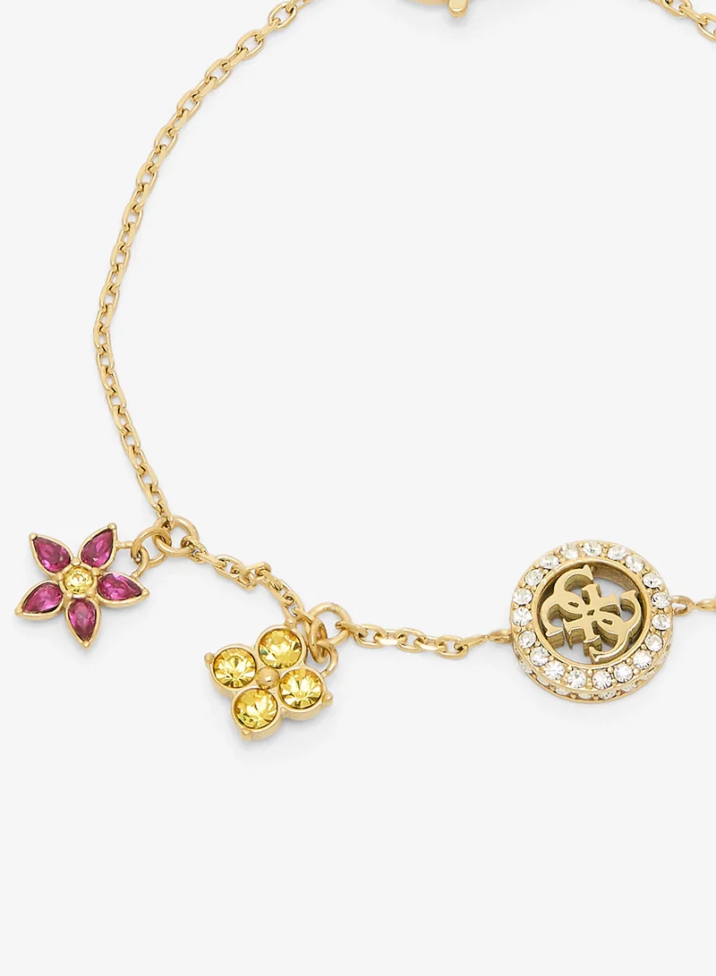 GUESS Flower Charms Bracelet