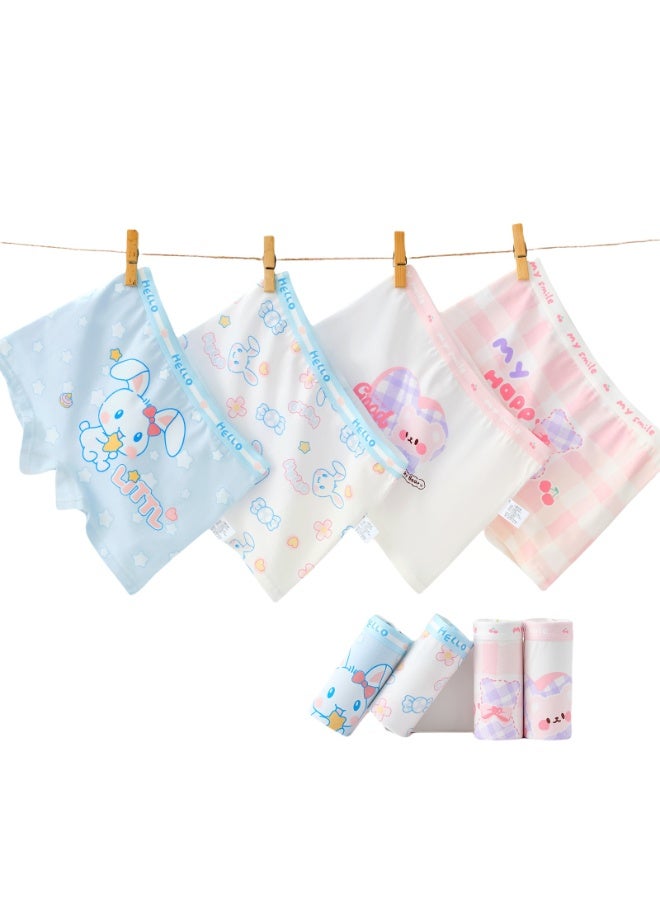 KUYING New Comfortable Skin friendly Breathable Underwear Set 0f 4