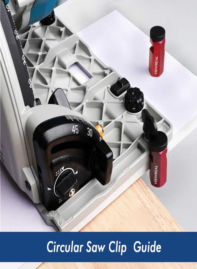 ViewReal Red Extra Tall Stair Gauges Set with Holder: A Non-Slip Guide for Circular Saw & Carpentry Squares, Perfect for Framing & Rafter Layout - Image 5