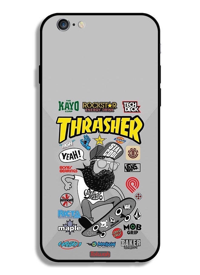 Tolwak - Apple iPhone 6/6s Protective Case Thrasher Sticker - Image 1