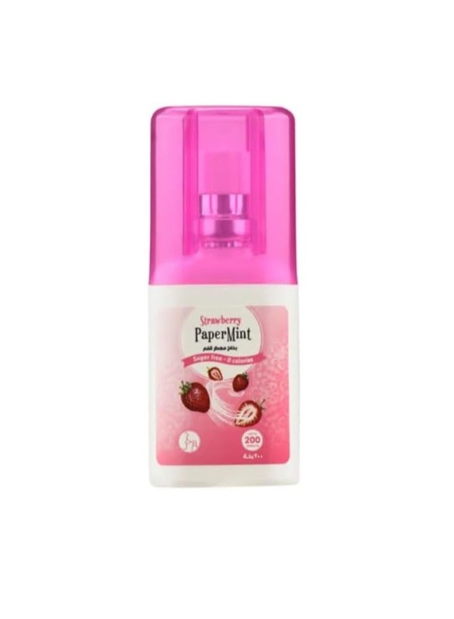 بيبرمينت قطعتين من بخاخ معطر للفم بنكهة الفراولة ,والنعناع  200X2 بخة  - Image 2